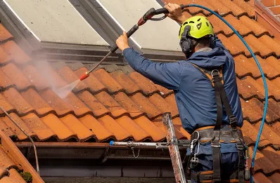 Démoussage et hydrofuge de toiture à Forest-Montiers